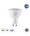 GLOBOSTAR® FLOODO 60103 Σποτ GU10 MR16 LED 8W 776lm 120° AC 220-240V IP20 Φυσικό Λευκό 4500K - Bridgelux SMD Chip - Μ5 x Π5 x Υ5.8cm - 3 Χρόνια Εγγύηση
